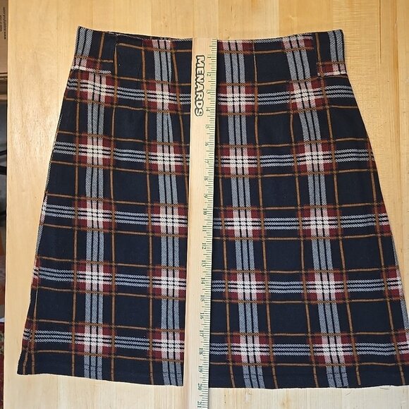 41 Hawthorn Skirt Womens Size Medium Plaid Lined Stretch - Picture 4 of 8